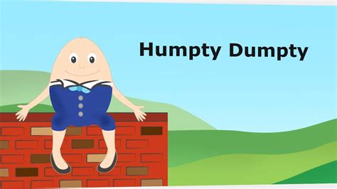 Humpty Dumpty Rhyme Youtube