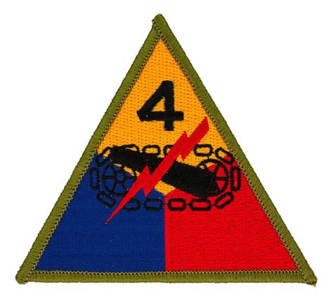 4th Armored Division Patch Flying Tigers Surplus
