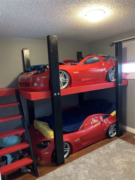 Corvette Bunk Beds Kids Bed Design Cool Kids Bedrooms Boy Car Room