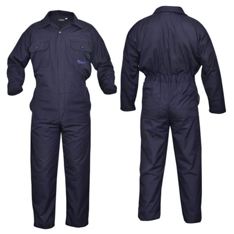 Mens Coverall Overalls Boiler Suit Coveralls Work Wear Mechanics H