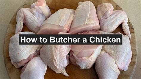 Butchering A Chicken 101 Youtube