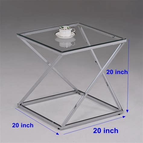 201 Stainless Steel Square Tube Frame For End Table For Living Room