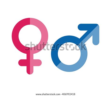 Male Female Icons Gender Symbols Vector Stock Vector Royalty Free