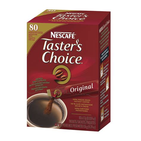 NescafÉ Tasters Choice Single Serve Instant Coffee Stick Packs