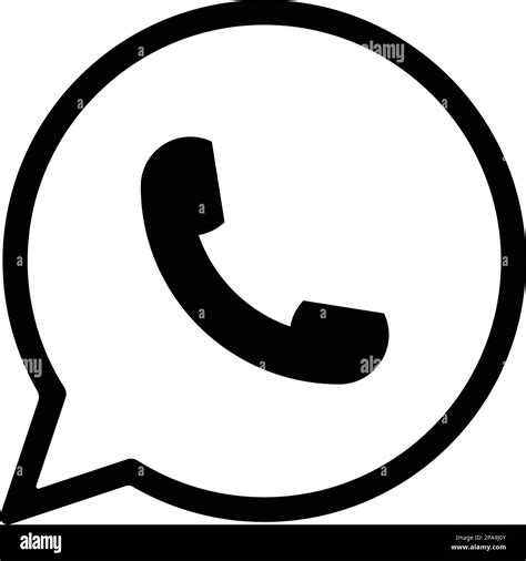 Whatsapp Logo Messenger Icon Realistic Social Media Logotype Whats