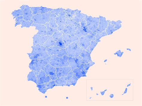 Municipios De España Y Sus Poblaciones En 2018
