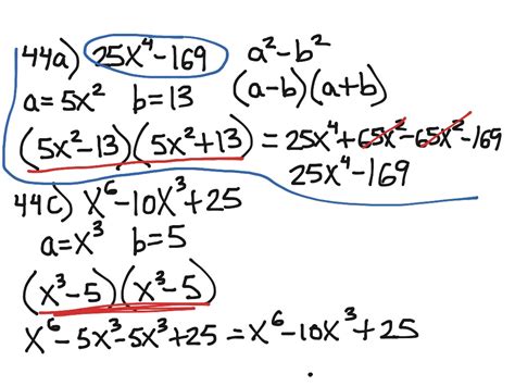 Perfect Square Binomial Math Algebra 2 Showme