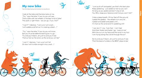 Gabby Dawnay - writing and artwork: 'My New Bike' poem...