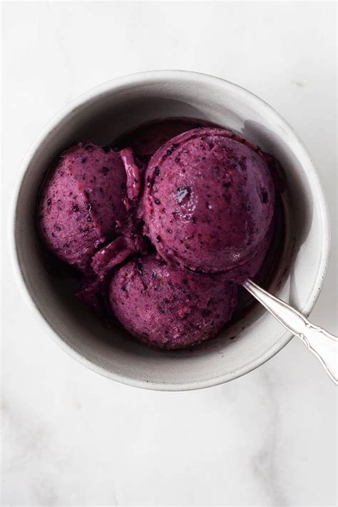 Raw Vegan Blueberry Ginger Ice Cream Recipe Fruit Ice Cream