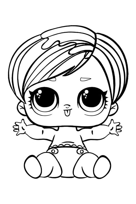 Lol Baby Splatter Coloring Page Free Printable Coloring Pages For Kids