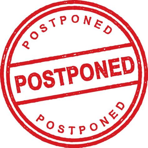 Postponed Illustrations Royalty Free Vector Graphics And Clip Art Istock