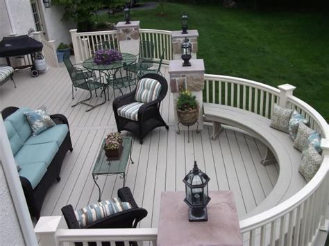 This is a two story deck with two colors, azek fascia and aluminum railing. Deck Ideas and Designs Pictures - Page 7 | Vinyl deck ...