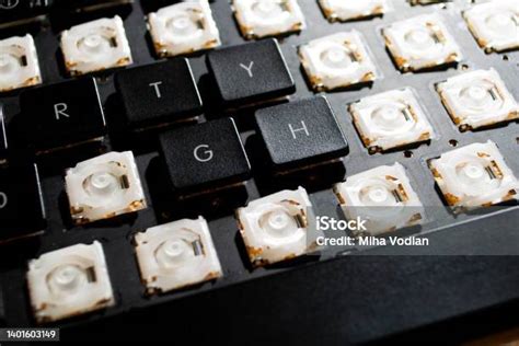 Missing Keys On The Laptop Keyboard Stock Photo Download Image Now