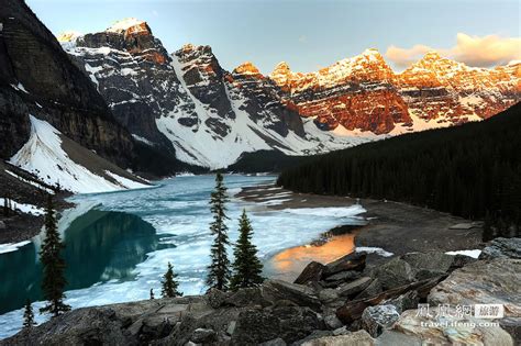 加拿大阿尔伯塔省banff国家公园拍日出旅游频道凤凰网