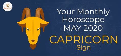 Capricorn May 2020 Monthly Horoscope Predictions Capricorn May 2020