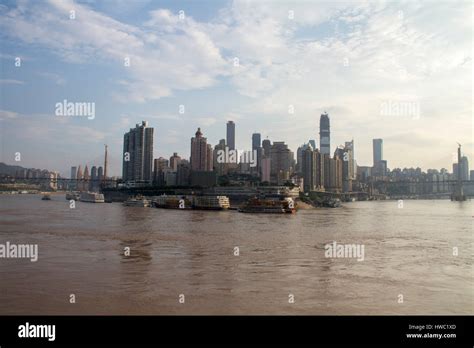 Chongqing China View Chaotianmen Wharf Hi Res Stock Photography And