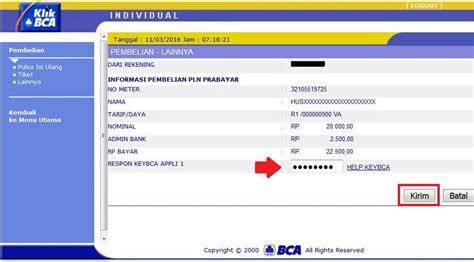 Sekarang untuk mendapatkan pulsa gratis lewat android adalah sangat mungkin, hanya menggunakan hp android dan jaringan koneksi internet kamu bisa mendapatkan pulsa gratis. CARA MUDAH BELI PULSA LISTRIK LEWAT INTERNET BANKING BCA DI KLIKBCA - perpuskampus.com