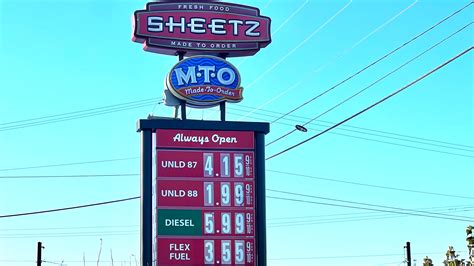 Gas Station Chain Sheetz Dropping Prices To 199 For Thanksgiving Week