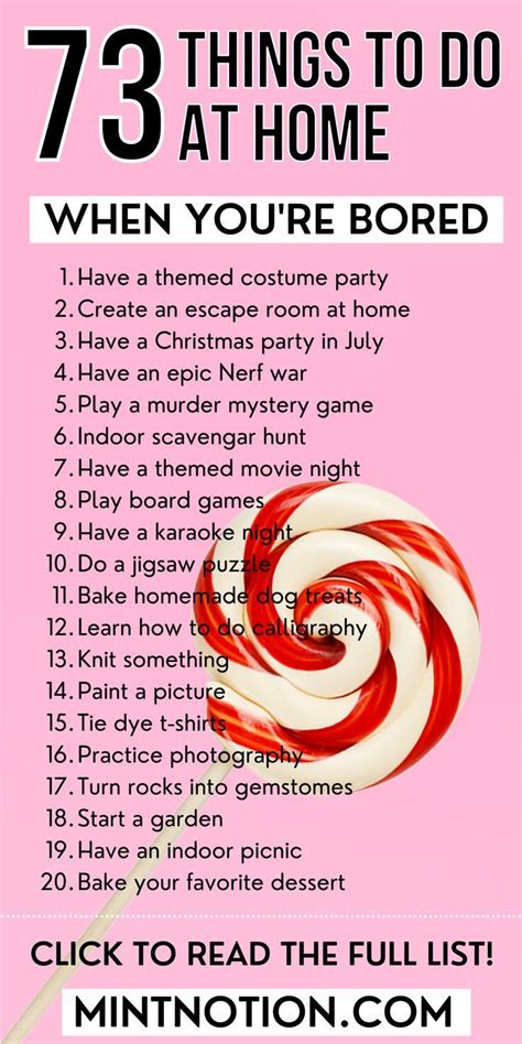 75 Fun Things To Do When You Re Bored At Home Things To Do At Home Things To Do When Bored