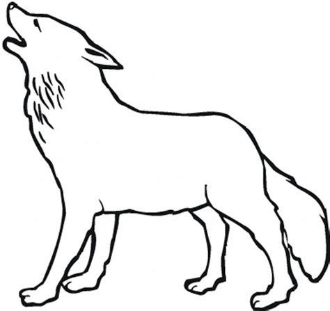 Print & Download - Wolf Coloring Pages Theme