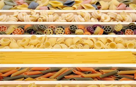 Colorful Pasta Stock Photo Image Of Shell Type Cuisine 43270412