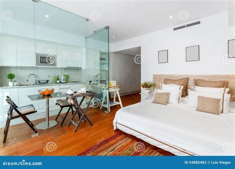 Modern Single Bedroom House Stock Photo Image Of Decor Bedroom 54885482