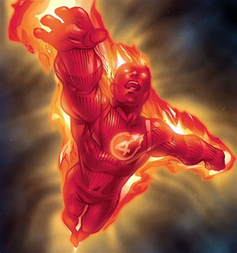 Human Torch Marvel Comics Fantastic Four Johnny Storm Writeups Org