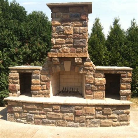Includes compartment for storing wood. 30-In FireRock Arched Masonry Outdoor Wood Burning ...
