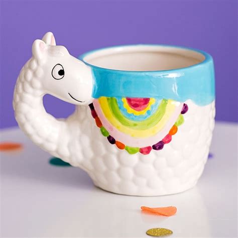 The Happy News Ceramic Llama Mug The T Experience