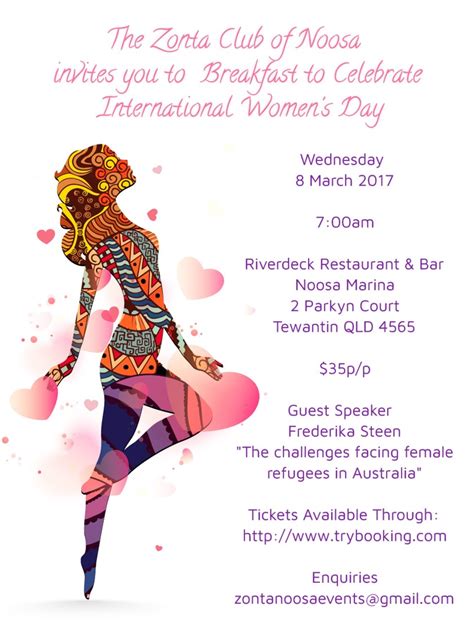 It is an opportunity to celebrate the social, economic, cultural and political achievements of women, as well as highlight those areas where action is still needed to bring about. Zonta International District 22 | » You are Invited to ...