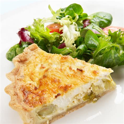 Quiche And Salad Stock Photo Image Of Cooking Fresh 32955900