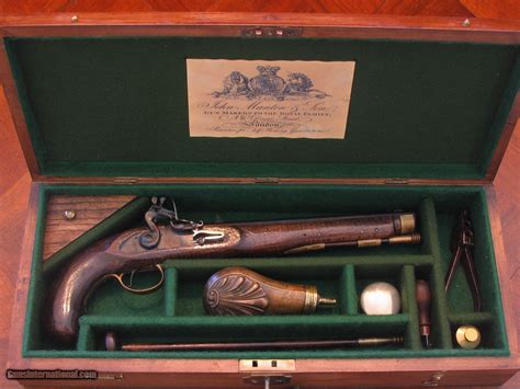 Replication Of A Ca Antique English Cal Flintlock Pistol