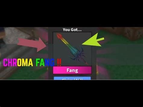 Read desc cotton candy legendary knife mm2 murder mystery 2 details about read desc cotton candy legendary knife mm2 murder mystery 2 roblox. CHROMA FANG GODLY IN ROBLOX MM2 SEASON 1!! OMG - YouTube