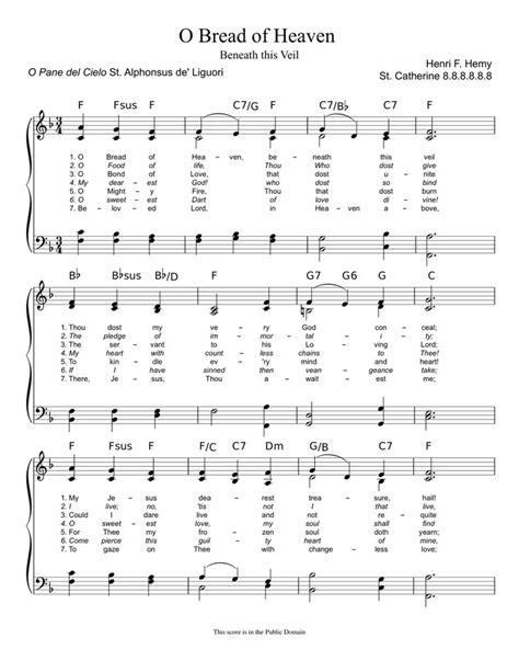 Pin On Catholic Hymnssheet Music