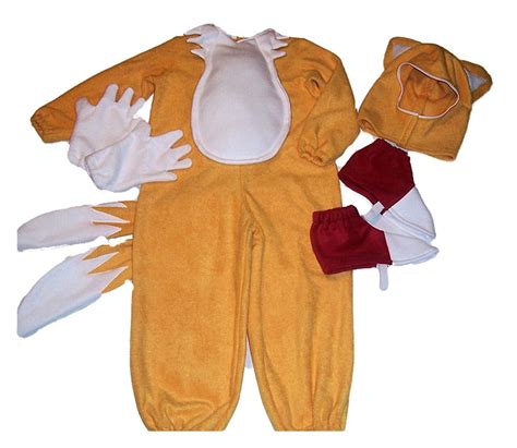 Tails Sonic The Hedgehog Fox 4pc Costume Birthday Party Play Etsy In 2020 Sonic Costume
