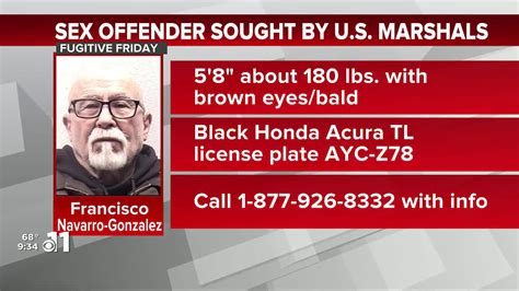Wanted 78 Year Old Sex Offender Sought By Us Marshals Could Be In