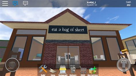 Local lastcounter factory.placeditems.finished.childadded:connect(function(obj) if obj.name. Restaurant tycoon review! | Roblox Amino