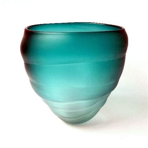 Montpellier Gallery Item Laura Birdsall Cocoon Bowl Green Art Glass Bowl Bowl Glass Vessel