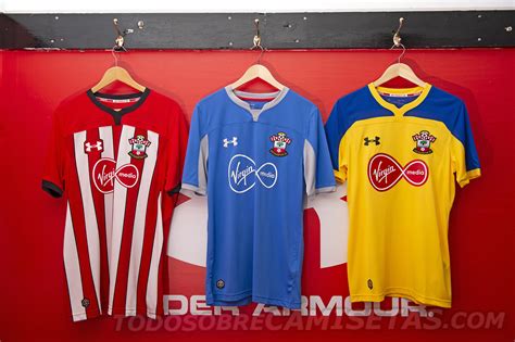 Southampton Fc Under Armour Kits 2018 19 Todo Sobre Camisetas