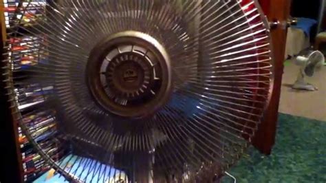 Honeywell Pedestal Fan With My Kuo Horng Desk Fan Parts Youtube