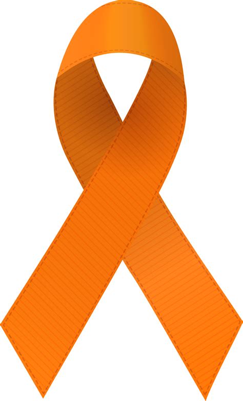 Orange Ribbon Kidney Cancer Sign 11016468 Png
