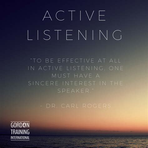 Activelistening Listening Gordonmodel Active Listening Passive