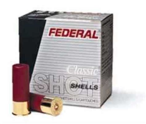 Federal 20 Gauge Game Shok Heavy Field Lead Shot Shells 2 3 4 2 1 2 Dram 1oz 6 Shot Per