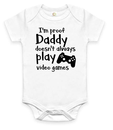 I M Proof Daddy Doesn T Always Play Video Games Shoots Etsy Canada