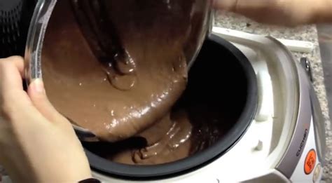 It has no eggs or milk so is ok for vegans. How To Bake A Chocolate Cake With A Rice Cooker