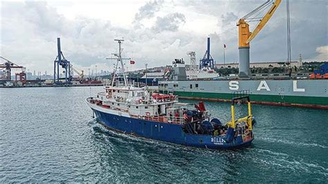 ODTÜ araştırma gemisi Bilim 2 Marmara Deniz nde müsilaj takibinde