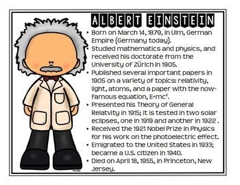 Albert Einstein Scientist Study Biography Activity Albert Einstein