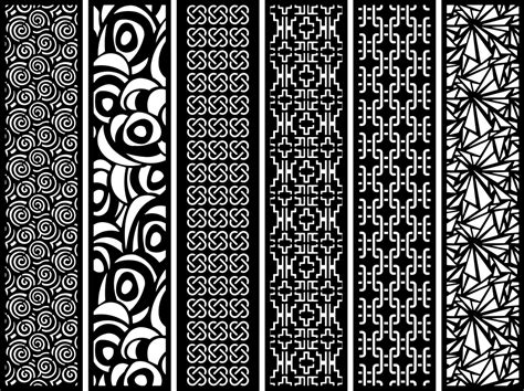 Laser Cut Screens Patterns Free Vector Cdr Download