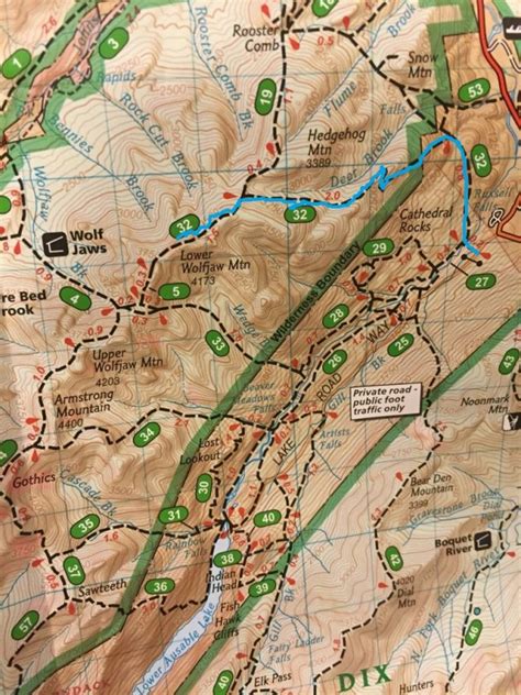 Adirondack High Peaks Trail Map Maps Location Catalog Online