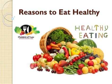 Ppt Reasons To Eat Healthy Powerpoint Presentation Free Download